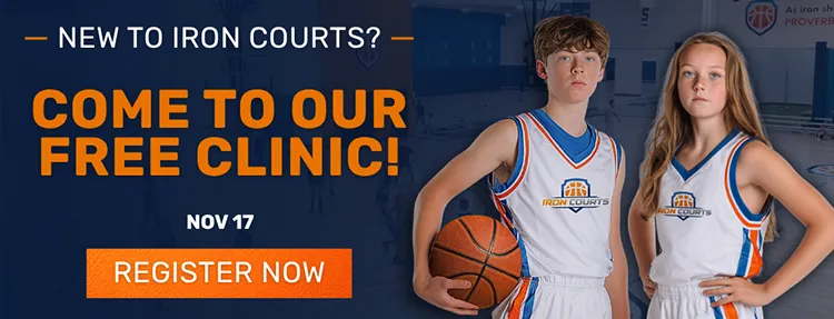 FREE Youth Basketball basketball clinics are available NOW at Iron Courts Ahwatukee